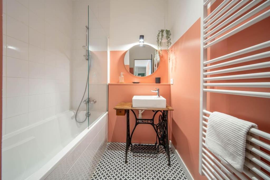 Macon Cozy / Appartement Central 100M² / 8 Pers Mâcon Exterior foto
